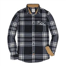 Dubinik® FlanellHemd Herren Herren Hemd Kariert FlanellHemd Herren Winter Warme Arbeitshemd von Dubinik