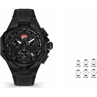 Ducati Quarzuhr Ducati Herrenuhr DTWGC2019003 Ø 49 mm Armbanduhr Leder von Ducati