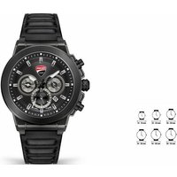 Ducati Quarzuhr Ducati Herrenuhr DTWGF2019201 Ø 45 mm Armbanduhr Leder von Ducati