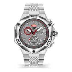 Ducati Unisex Analog Quarz Uhr mit Edelstahl Armband DTWGI2019008 von Ducati