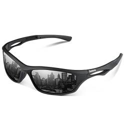 Duduma Sonnenbrille Herren Polarisiert Sport Sonnenbrille UV400 Schutz Sportbrille zum Angeln Laufen Fahrrad brillen für Herren Damen TR90 von Duduma