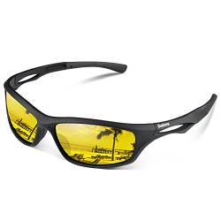 Duduma Sonnenbrille Herren Polarisiert Sport Sonnenbrille UV400 Schutz Sportbrille zum Angeln Laufen Fahrrad brillen für Herren Damen TR90 von Duduma