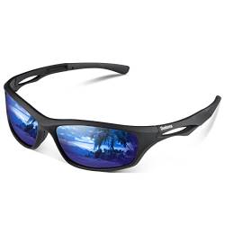 Duduma Sonnenbrille Herren Polarisiert Sport Sonnenbrille UV400 Schutz Sportbrille zum Angeln Laufen Fahrrad brillen für Herren Damen TR90 von Duduma