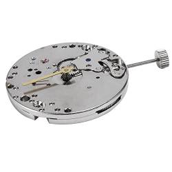 Duendhd 1 x Uhrwerk mit 17 Juwelen, mechanisches asiatisches 6497-Uhrwerk, passend für Herrenuhren, Armbanduhren, silber von Duendhd