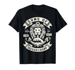 Sons of Düsseldorf Löwe mit Anker Fanartikel T-Shirt von Düsseldorf Geschenke die verbinden
