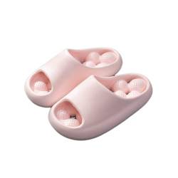 Dulameki Herren Hausschuhe Damen Slippers Rutschfest Slides Unisex Sommer Badeschuhe Indoor/Outdoor，9123Rosa,35/36EU von Dulameki