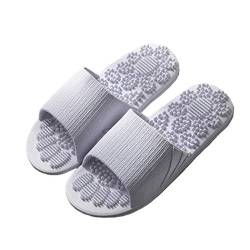 Dulameki Unisex Fußmassage-Hausschuhe Herren Damen Pantoffeln,Violett,38/39EU von Dulameki