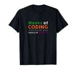 Hours of planning scrum devops programmer software engineer T-Shirt von Dumbassman