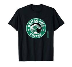Kanagawa Coffee great wave milk caffeine expresso breakfast T-Shirt von Dumbassman