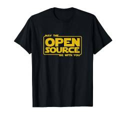 May Open Source programming funny devops software linux java T-Shirt von Dumbassman