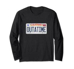 Outatime Future Plate sci-fi 80s geek Langarmshirt von Dumbassman