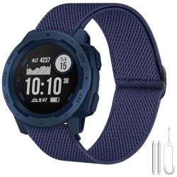 Armband Kompatibel mit Garmin Instinct, 22mm Dehnbares Nylon Ersatzarmband Ultraleichtes Armband für Garmin Instinct 2, Instinct Tactical, Instinct Tide, Instinct Esports, Instinct Solar von Dumgeo