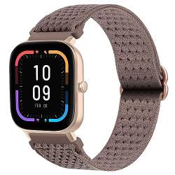 Dumgeo 20mm Armband für Amazfit GTS 4/GTS 4 Mini/GTS 3/GTS 2 Mini/GTS 2e/GTS 2/GTR Mini/GTR 42mm, Elastic Adjustable Nylon Armband für Amazfit Bip/Bip 3/Bip 3 Pro/Bip U/Bip U Pro/Bip S/Bip S Lite von Dumgeo