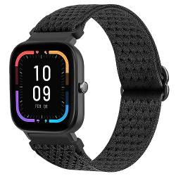 Dumgeo 20mm Armband für Amazfit GTS 4/GTS 4 Mini/GTS 3/GTS 2 Mini/GTS 2e/GTS 2/GTR Mini/GTR 42mm, Elastic Adjustable Nylon Armband für Amazfit Bip/Bip 3/Bip 3 Pro/Bip U/Bip U Pro/Bip S/Bip S Lite von Dumgeo