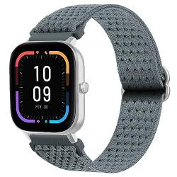 Dumgeo 20mm Armband für Amazfit GTS 4/GTS 4 Mini/GTS 3/GTS 2 Mini/GTS 2e/GTS 2/GTR Mini/GTR 42mm, Elastic Adjustable Nylon Armband für Amazfit Bip/Bip 3/Bip 3 Pro/Bip U/Bip U Pro/Bip S/Bip S Lite von Dumgeo