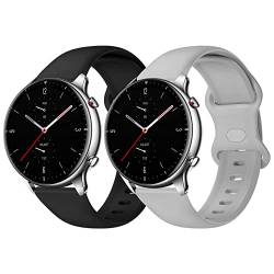 Dumgeo Armband für Amazfit GTR 47mm, 22mm Weiches Silikon Armband für Amazfit GTR 4, GTR 3 Pro, GTR 3, GTR 2, GTR 2e, Amazfit Pace, Amazfit Stratos, Amazfit Stratos 3, Amazfit Stratos 2, Stratos 2S von Dumgeo