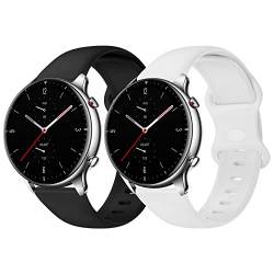 Dumgeo Armband für Amazfit GTR 47mm, 22mm Weiches Silikon Armband für Amazfit GTR 4, GTR 3 Pro, GTR 3, GTR 2, GTR 2e, Amazfit Pace, Amazfit Stratos, Amazfit Stratos 3, Amazfit Stratos 2, Stratos 2S von Dumgeo