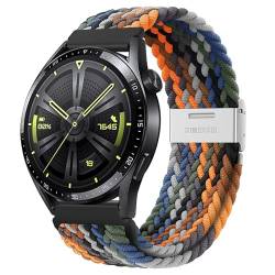 Dumgeo für Huawei Watch GT3 Armband 46mm, 22mm Elastisches Nylon Armband für Huawei Watch GT/GT Active/GT 4 46mm/GT 2 46mm/GT3 Pro 46mm/Huawei Watch GT2 Pro/Huawei Watch GT 2e/Huawei Watch GT Runner von Dumgeo