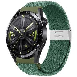 Dumgeo für Huawei Watch GT3 Armband 46mm, 22mm Elastisches Nylon Armband für Huawei Watch GT/GT Active/GT 4 46mm/GT 2 46mm/GT3 Pro 46mm/Huawei Watch GT2 Pro/Huawei Watch GT 2e/Huawei Watch GT Runner von Dumgeo