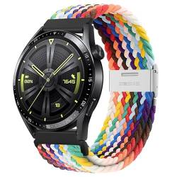 Dumgeo für Huawei Watch GT3 Armband 46mm, 22mm Elastisches Nylon Armband für Huawei Watch GT/GT Active/GT 4 46mm/GT 2 46mm/GT3 Pro 46mm/Huawei Watch GT2 Pro/Huawei Watch GT 2e/Huawei Watch GT Runner von Dumgeo