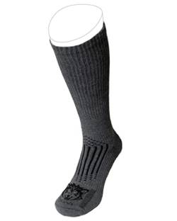 Duna, Herrensocken Wolfskopf, Jagdsocken, Wandersocken, Freizeitsocken, Arbeitssocken, Outdoorsocken (43-46, Dunkelgrau) von Duna