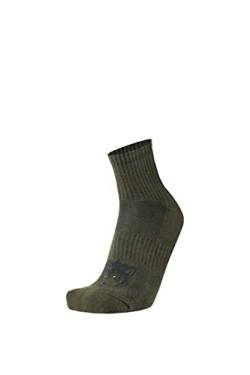 Duna, Herrensocken Wolfskopf, Jagdsocken, Wandersocken, Freizeitsocken, Arbeitssocken, Outdoorsocken (43-46, Khaki) von Duna