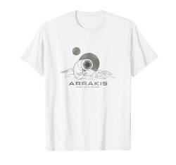 Dune Part Two Arrakis Deep Desert Big Sandworm Illustration T-Shirt von Dune