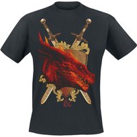 Dungeons and Dragons - Gaming T-Shirt - Honor Among Thieves - Shield - S bis XXL - für Männer - Größe M - schwarz  - EMP exklusives Merchandise! von Dungeons and Dragons