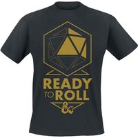 Dungeons and Dragons - Gaming T-Shirt - Ready To Roll - S bis XXL - für Männer - Größe L - schwarz  - EMP exklusives Merchandise! von Dungeons and Dragons