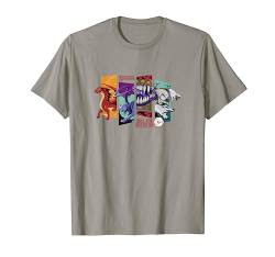 Dungeons & Dragons Monsters Color Pop Split Panels Logo T-Shirt von Dungeons & Dragons