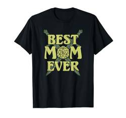 Dungeons & Dragons Muttertag Day Best Mom Ever Dice Swords T-Shirt von Dungeons & Dragons