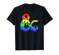 Dungeons & Dragons Rainbow Pride Flag Logo T-Shirt von Dungeons & Dragons