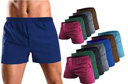 Dunkelstein Boxershorts Herren/Unterhosen Männer - Herren Unterhosen Boxershorts Unterhosen Herren Unterwäsche Herren (6/12 Pack) (5200 12er Pack Mehrfarbig) von Dunkelstein