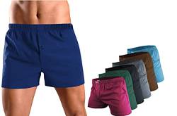 Dunkelstein Boxershorts Herren / Unterhosen Männer - Herren Unterhosen Boxershorts Unterhosen Herren Unterwäsche Herren (5200, 6 Pack 5XL) von Dunkelstein