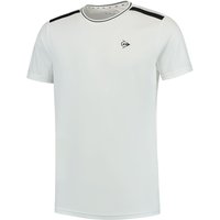 Dunlop Crew T-Shirt Herren in weiß, Größe: XL von Dunlop