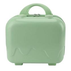 Duokon 14 Zoll Kleines Reisehandgepäck, Großes Fassungsvermögen und rutschfeste Standfüße, Mini-Handgepäck mit Hartschale (Green) von Duokon
