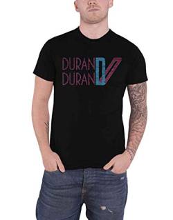 Duran Duran T Shirt Double D Retro Logo Nue offiziell Herren Schwarz XL von Duran Duran