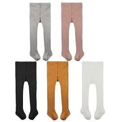 Durio Baby Strumpfhose für Mädchen Jungen Baumwolle Kinderstrumpfhose Kinder Strumpfhosen Set Warme Strümpfe Leggings2-4 Jahre von Durio