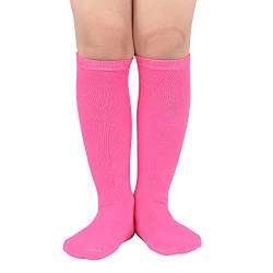 Durio Fußballsocken Kinder Baby Kniestrümpfe Kinder Knielange Socken Mädchen Kinder Tennissocken Sportsocken für Kleinkinder Kinder Mädchen und Jungen von Durio