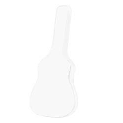 Durratou 1 STÜCKE Gitarre Staubschutz PVC Staubdicht Wasserdicht Akustische E-Gitarre Abdeckung Schützende Aufbewahrungstasche, durchsichtig von Durratou