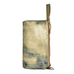 Durratou Outdoor Sports Camouflage Geldbörse Laufen Tragbare Lagerung Handtasche Outdoor Aufbewahrungstasche, Grün, grün von Durratou