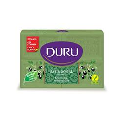 Duru Reines & Natürliches Olivenöl Form Seife Set 4er (4 x 150g) von Duru