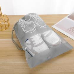 2 Stück langlebige wasserdichte Reisetaschen für Kleidung/Schuh-Sortierung, Nicht gewebter tragbarer Kleider Schrank Organizer von Dusarls