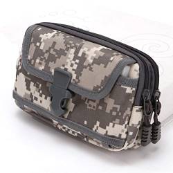 Militär Tarntuch Taktischer Gürtel Taille Pack Outdoor Wallet Geldbörse Paket Utility EDC -Tasche für 6.5 '' Telefonjagdtasche von Dusarls