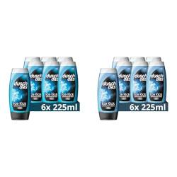 Duschdas 2-in-1 Duschgel & Shampoo Ice Kick Duschbad mit eiskaltem Duft sorgt für einen erfrischenden Start in den Tag 6 x 225 ml (Packung mit 2) von Duschdas