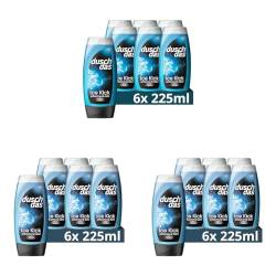 Duschdas 2-in-1 Duschgel & Shampoo Ice Kick Duschbad mit eiskaltem Duft sorgt für einen erfrischenden Start in den Tag 6 x 225 ml (Packung mit 3) von Duschdas