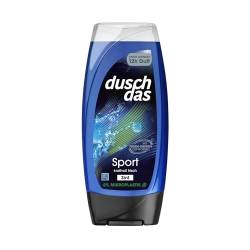 Duschdas 3-in-1 Duschgel & Shampoo Sport Duschbad mit Fresh-Energy-Duftformel sorgt für einen erfrischenden Start in den Tag 6 x 225 ml, Lavendel von Duschdas