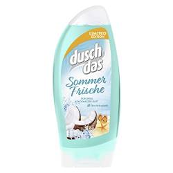 Duschdas Duschgel Sommer Frische Limited Edition Duschbad mit fruchtig-frischem Kokoswasserduft 250 ml (1 Stück) von Duschdas