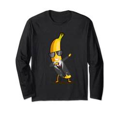 Banane mit Sonnenbrille Dab lustige tanzende Frucht im Anzug Langarmshirt von Dustwear Design - Dabbing und Dab