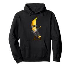 Banane mit Sonnenbrille Dab lustige tanzende Frucht im Anzug Pullover Hoodie von Dustwear Design - Dabbing und Dab